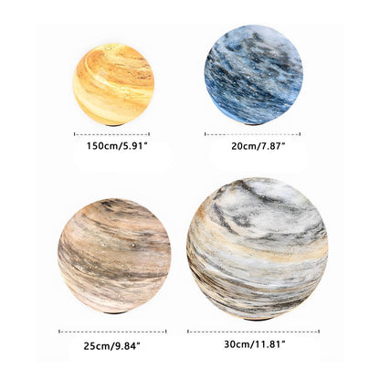 Waterproof Solar Globe Planet LED Outdoor Landscape Lighting - Flyachilles