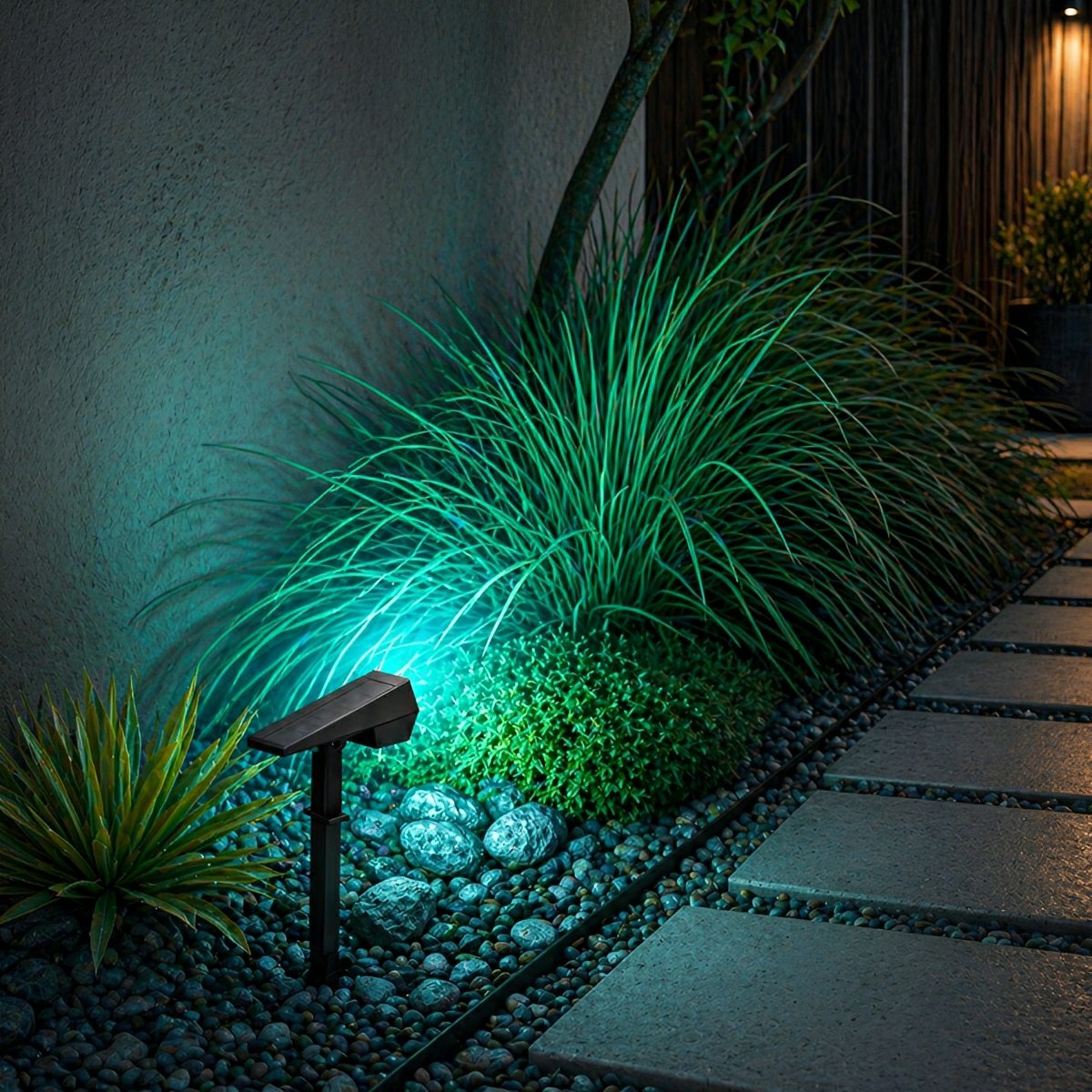 Waterproof Solar LED Adjustable Modern Outdoor Landscape Tree Spotlight - Flyachilles