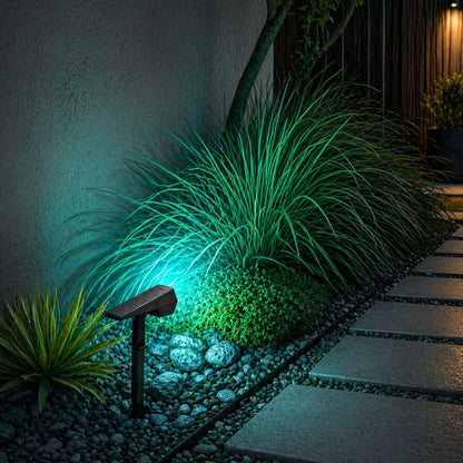 Waterproof Solar LED Adjustable Modern Outdoor Landscape Tree Spotlight - Flyachilles