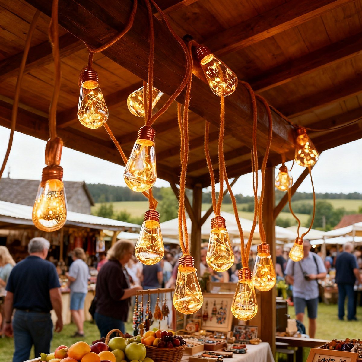 Waterproof Solar LED Outdoor String Lights - Flyachilles