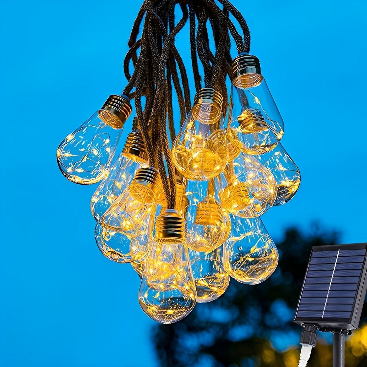 Waterproof Solar LED Outdoor String Lights - Flyachilles