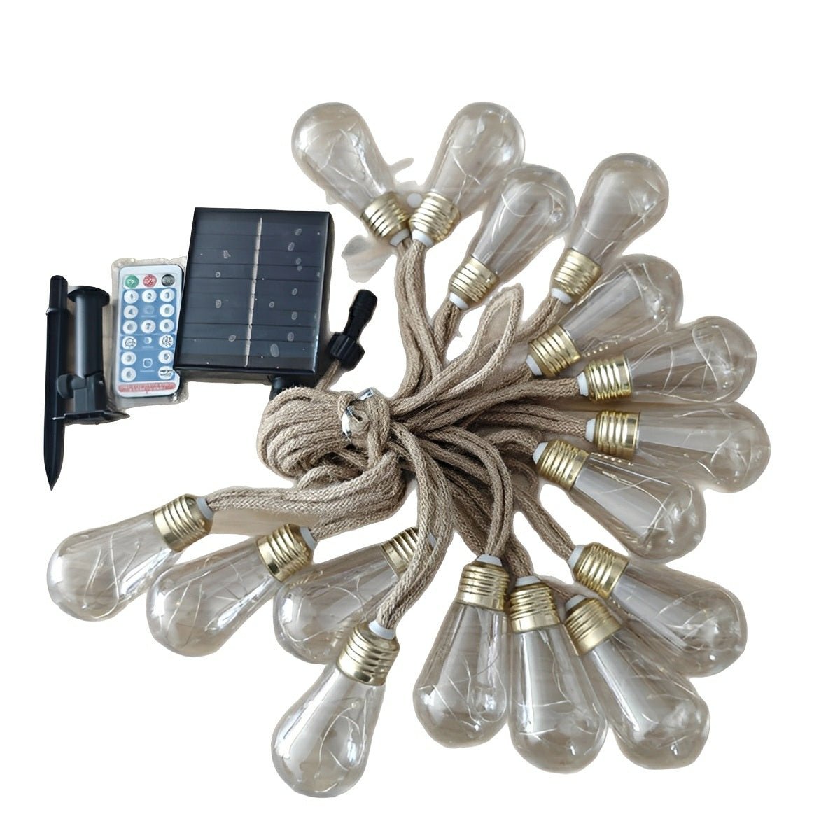 Waterproof Solar LED Outdoor String Lights - Flyachilles
