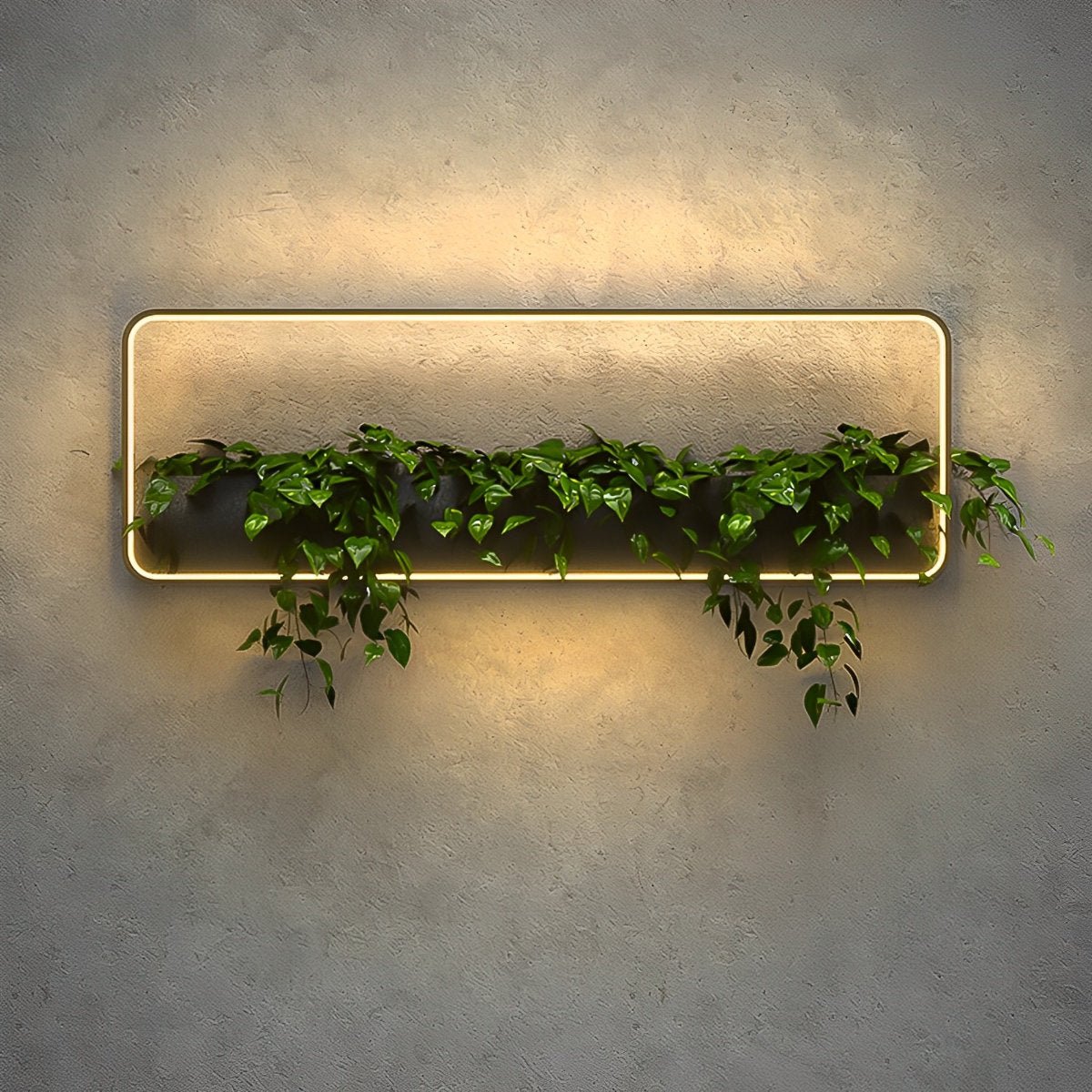 Waterproof Solar LED Outdoor Wall Light Plants Pot - Flyachilles