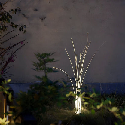 Waterproof Solar LED Reed Fiber Optic Shaped Light Landscape Light - Flyachilles
