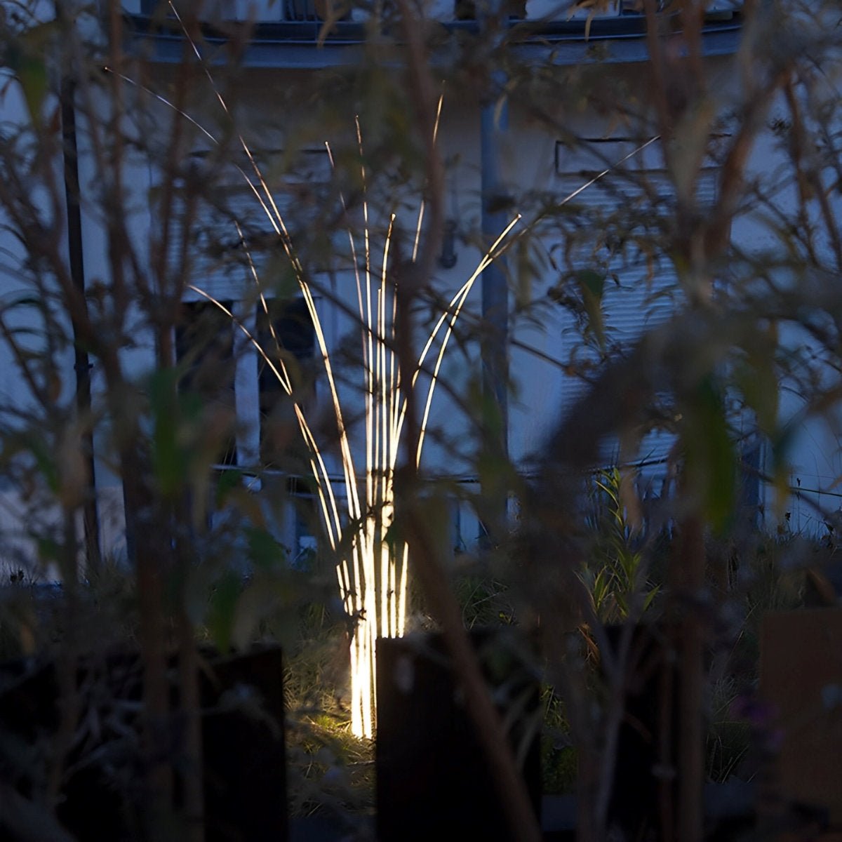 Waterproof Solar LED Reed Fiber Optic Shaped Light Landscape Light - Flyachilles
