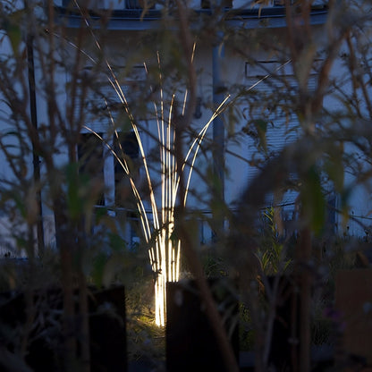 Waterproof Solar LED Reed Fiber Optic Shaped Light Landscape Light - Flyachilles