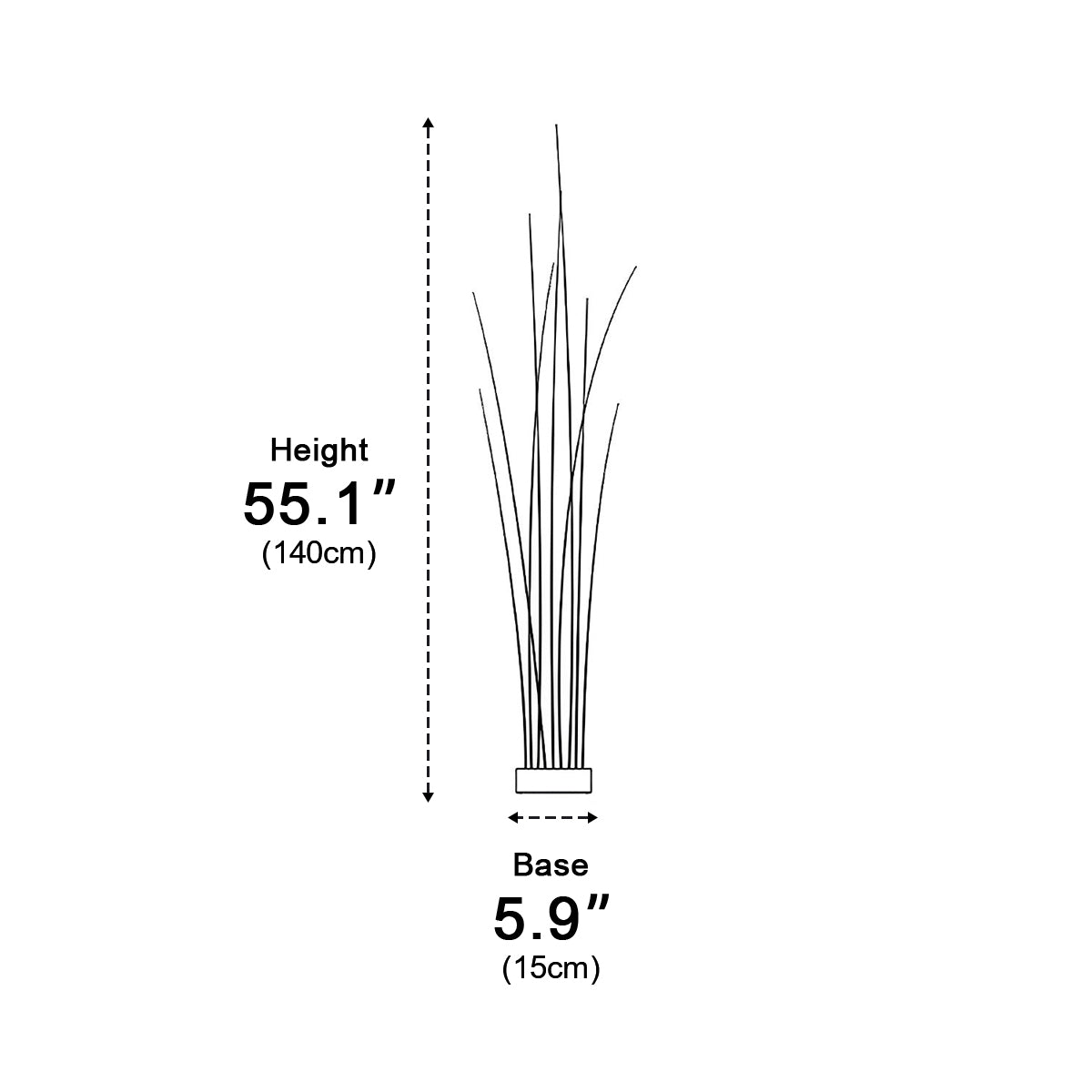 Waterproof Solar LED Reed Fiber Optic Shaped Light Lawn Landscape Light - Flyachilles