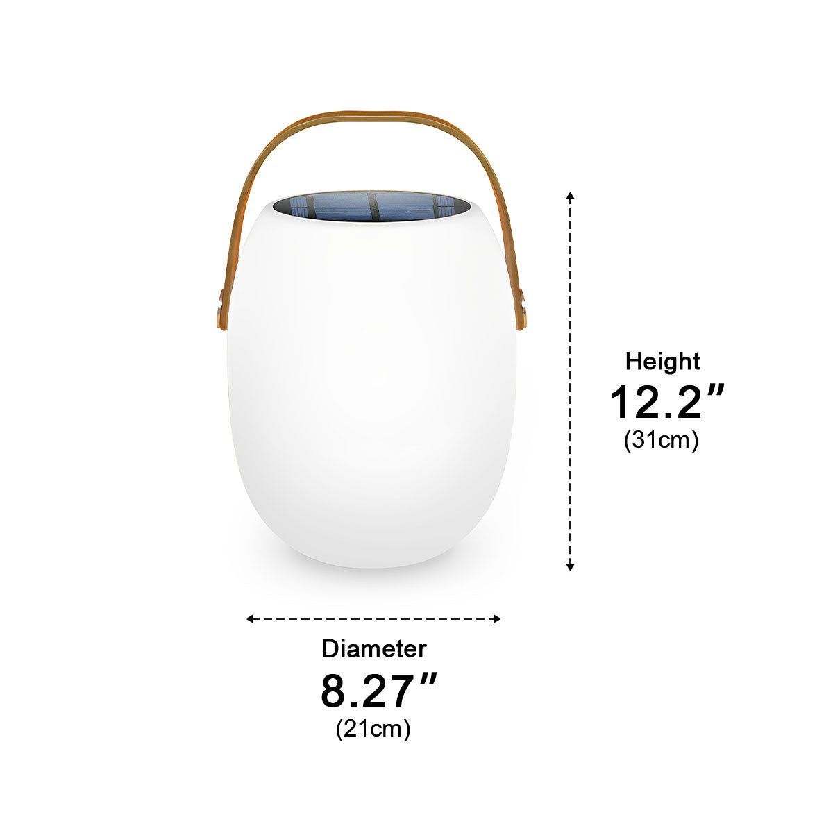 Waterproof Solar Outdoor LED Hanging Lantern Lights - Flyachilles