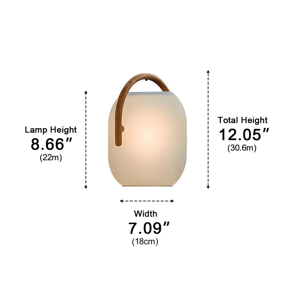 Waterproof Solar Oval Outdoor Tabletop Lamp Lanterns - Flyachilles