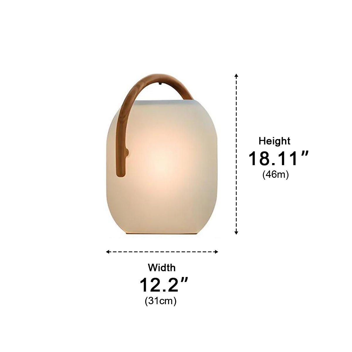 Waterproof Solar Oval Outdoor Tabletop Lamp Lanterns - Flyachilles