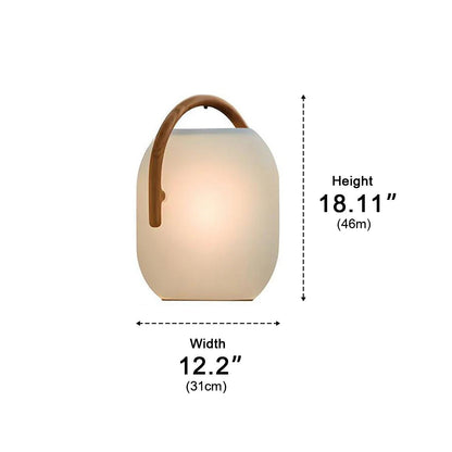 Waterproof Solar Oval Outdoor Tabletop Lamp Lanterns - Flyachilles