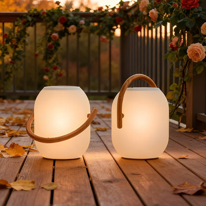 Waterproof Solar Oval Outdoor Tabletop Lamp Lanterns - Flyachilles