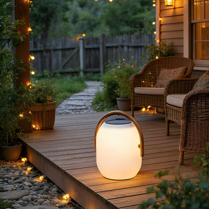 Waterproof Solar Oval Outdoor Tabletop Lamp Lanterns - Flyachilles
