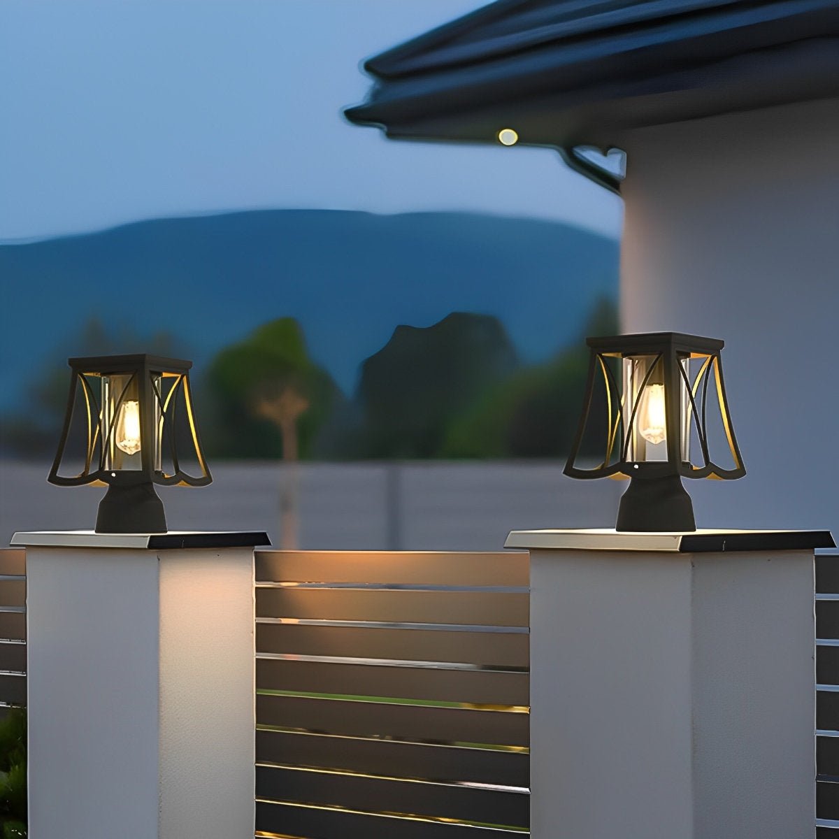 Waterproof Solar Powerd LED Outdoor Post Lights - Flyachilles