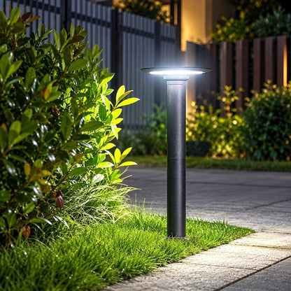 Waterproof Solar Round UFO Shaped LED Path Lights Outdoor Lawn Lights - Flyachilles