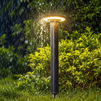Waterproof Solar Round UFO Shaped LED Path Lights Outdoor Lawn Lights - Flyachilles