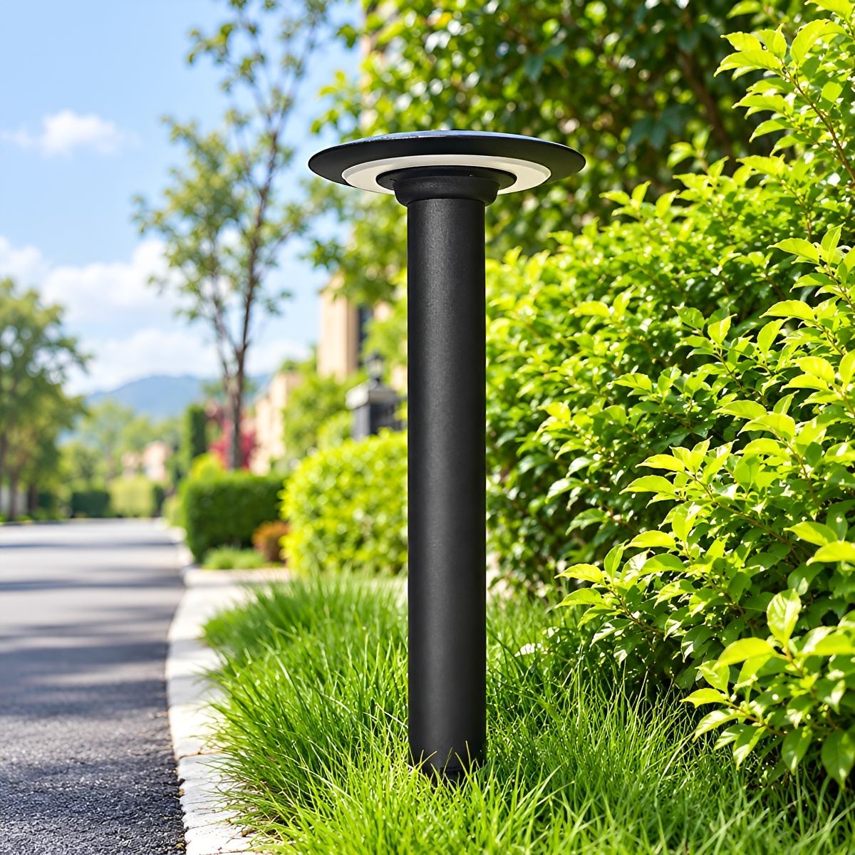 Waterproof Solar Round UFO Shaped LED Path Lights Outdoor Lawn Lights - Flyachilles