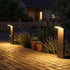 Waterproof Solar Side Standing LED Outdoor Post Lights Pathway Lights - Flyachilles