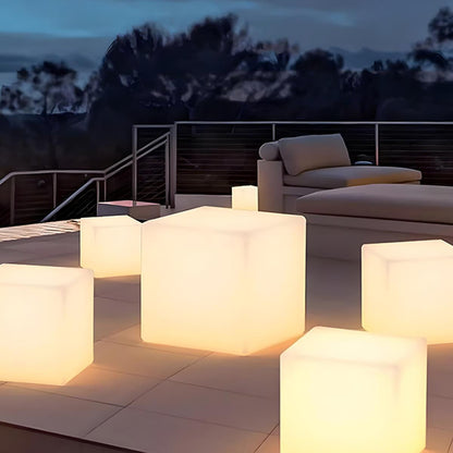 Waterproof Solar Square Cube LED Outdoor Landscape Lighting - Flyachilles