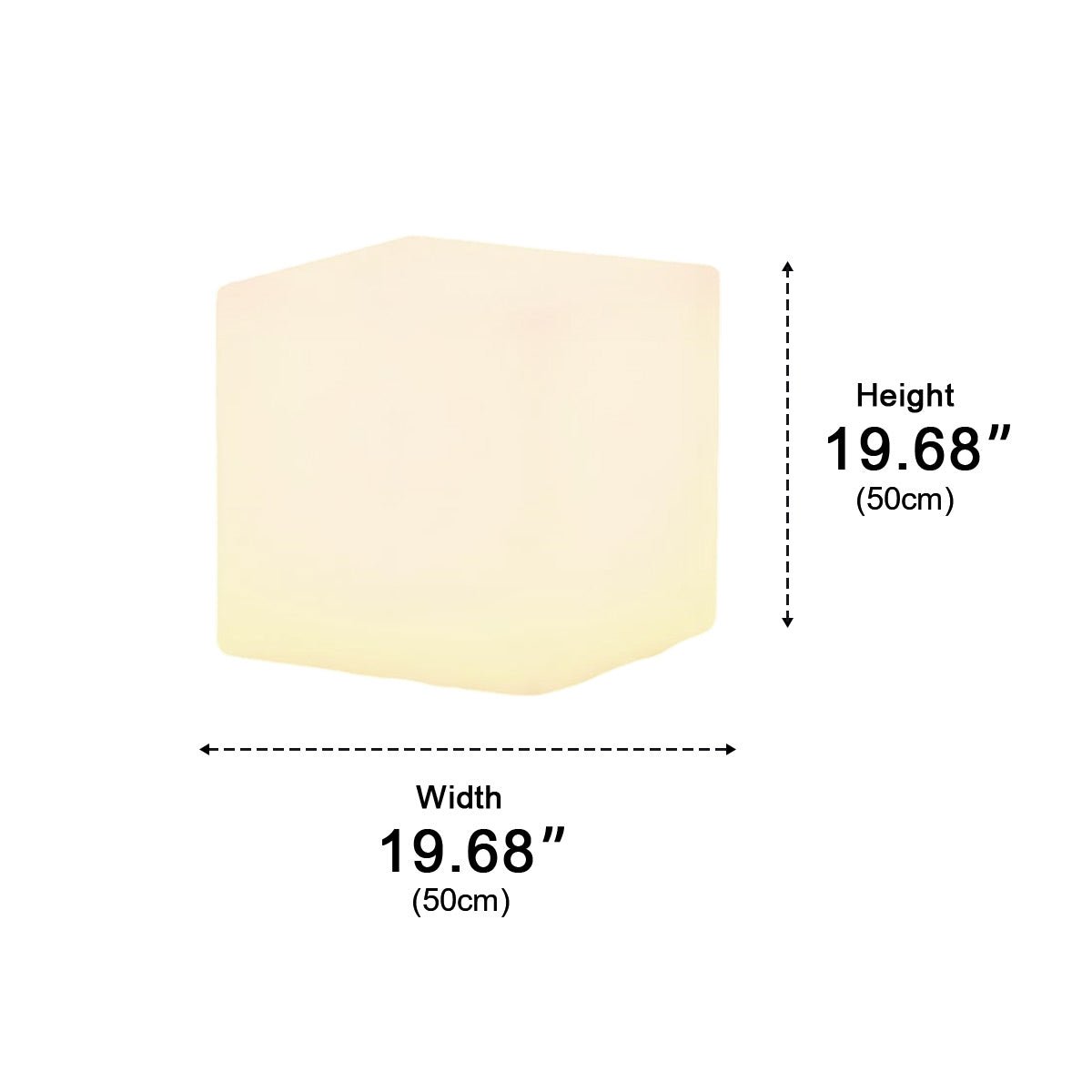 Waterproof Square Cube LED Outdoor Landscape Lighting - Flyachilles