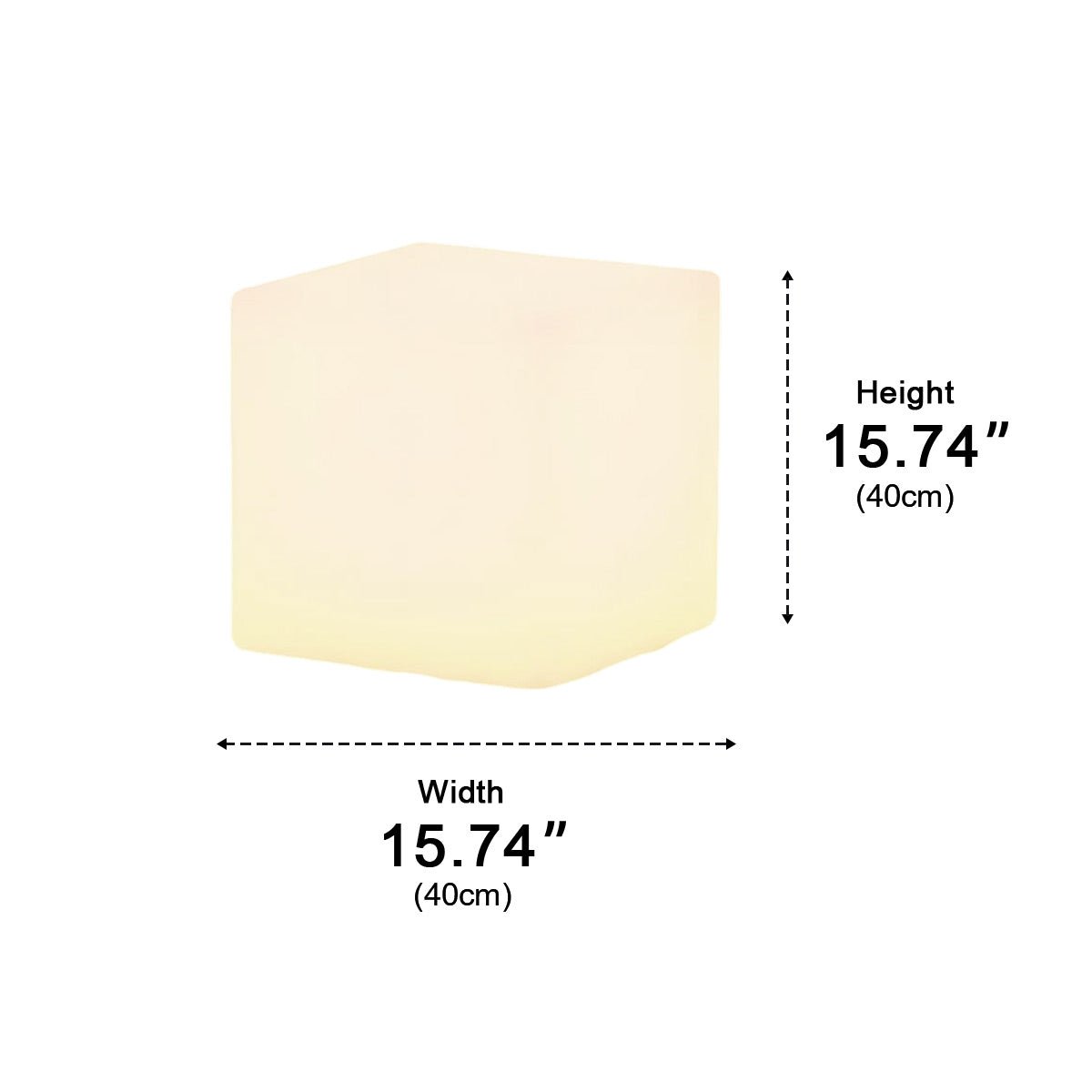 Waterproof Square Cube LED Outdoor Landscape Lighting - Flyachilles