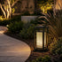Waterproof Striped LED Black Modern Post Cap Light - Flyachilles