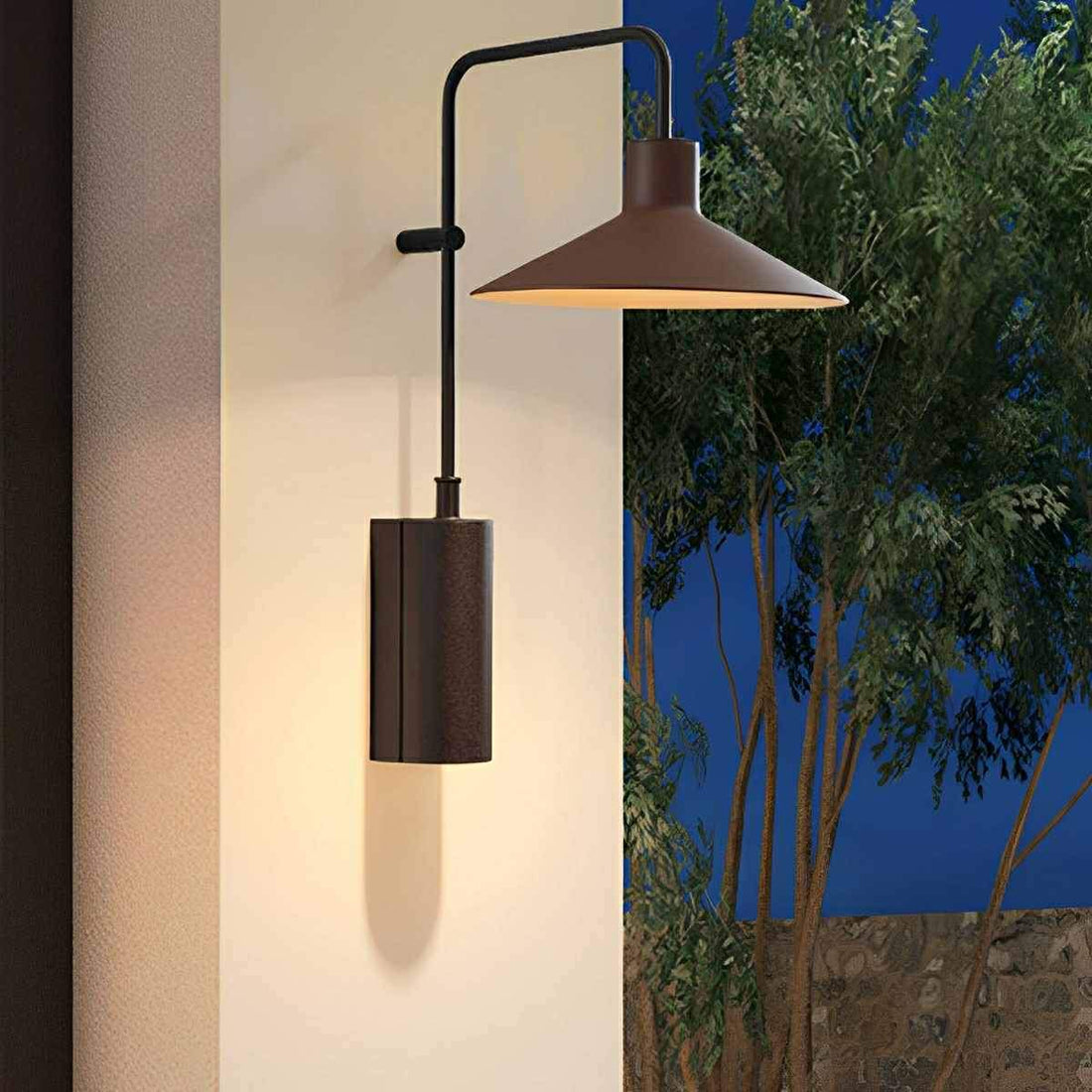 Waterproof Umbrella Outdoor LED Porch Light Exterior Wall Lights - Flyachilles