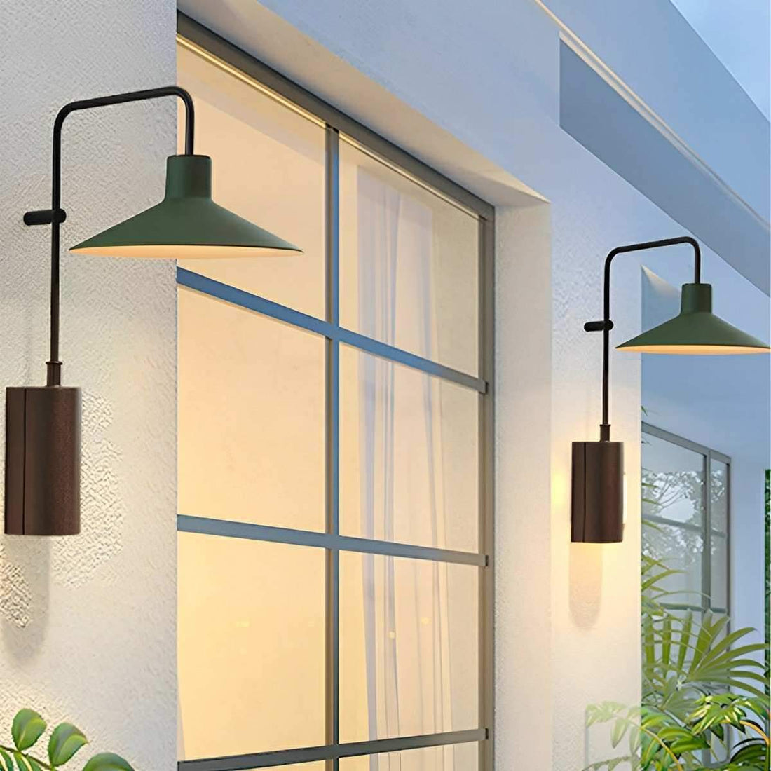 Waterproof Umbrella Outdoor LED Porch Light Exterior Wall Lights - Flyachilles