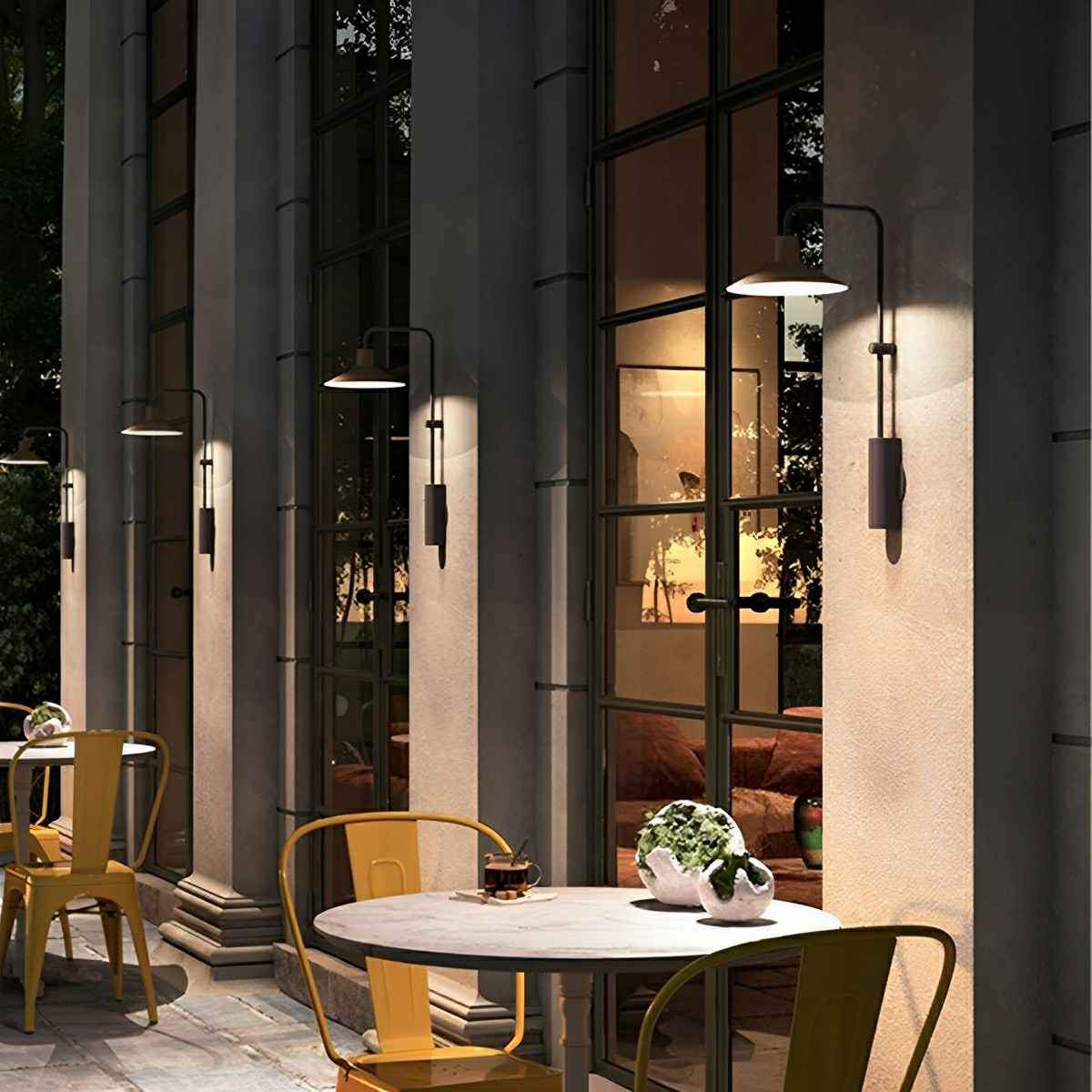 Waterproof Umbrella Outdoor LED Porch Light Exterior Wall Lights - Flyachilles