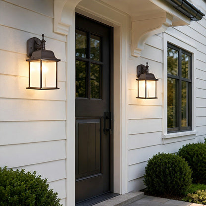 Waterproof Vintage Farmhouse Lantern Outdoor LED Porch Wall Lights - Flyachilles
