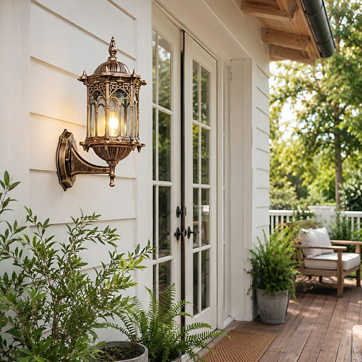 Waterproof Vintage Gazebo LED Outdoor Porch Wall Lights - Flyachilles