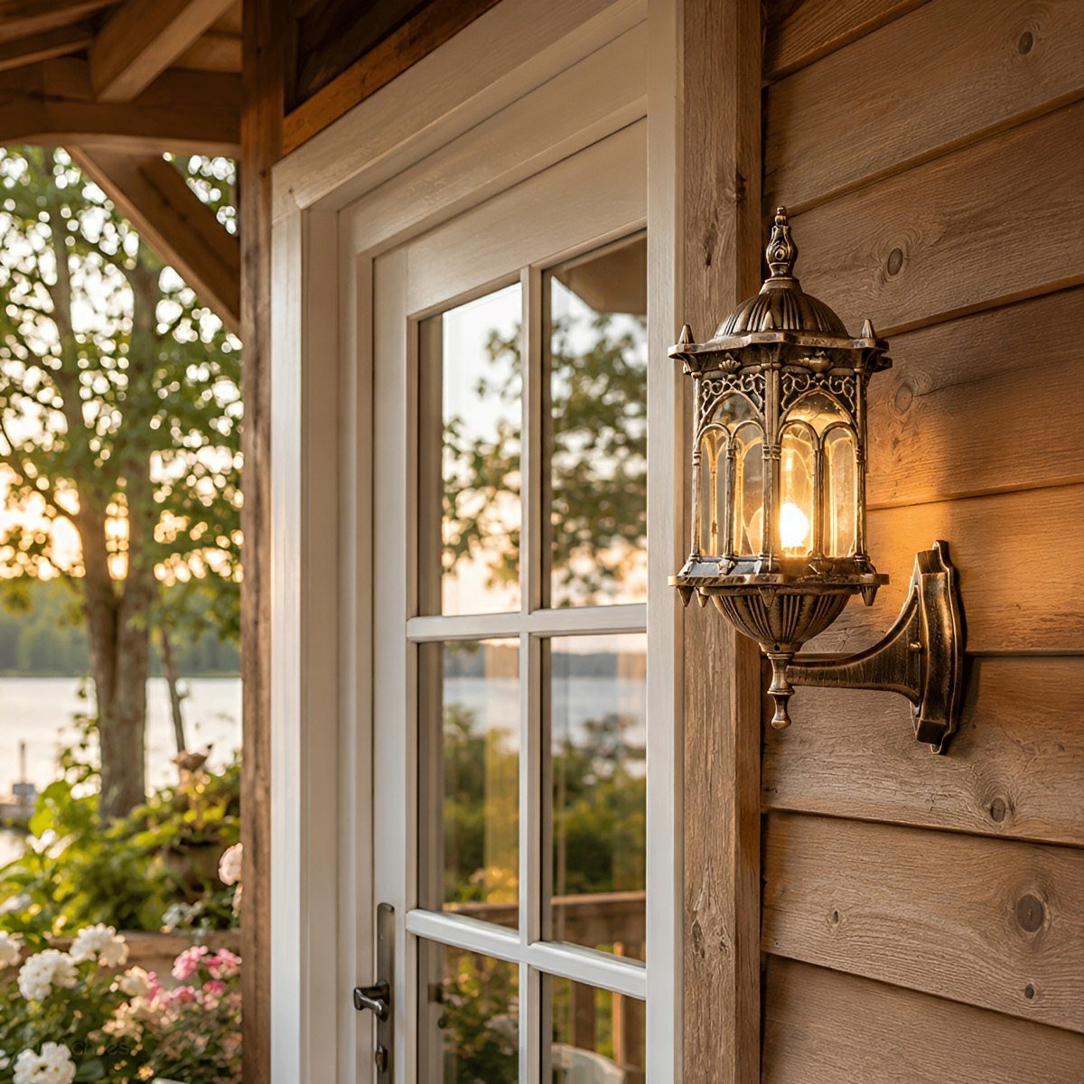 Waterproof Vintage Gazebo LED Outdoor Porch Wall Lights - Flyachilles