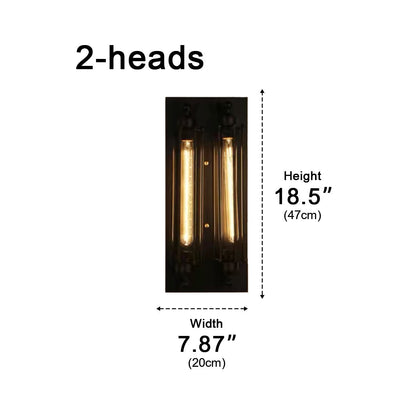 Waterproof Vintage Industrial Iron Art LED Wall Sconces - Flyachilles
