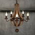 Wood Vintage Rustic Pendant Light LOFT Creative Light - Flyachilles